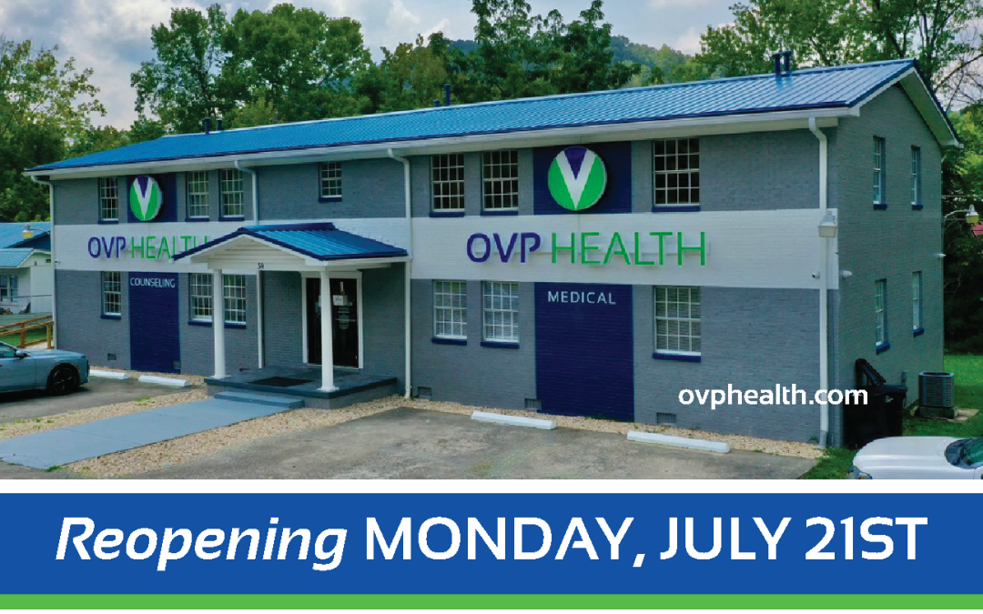 OVP Health Pikeville Office Reopening July 21